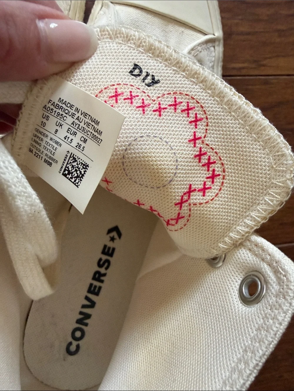 Women’s Converse High Top Sneakers - Picture 7 of 8
